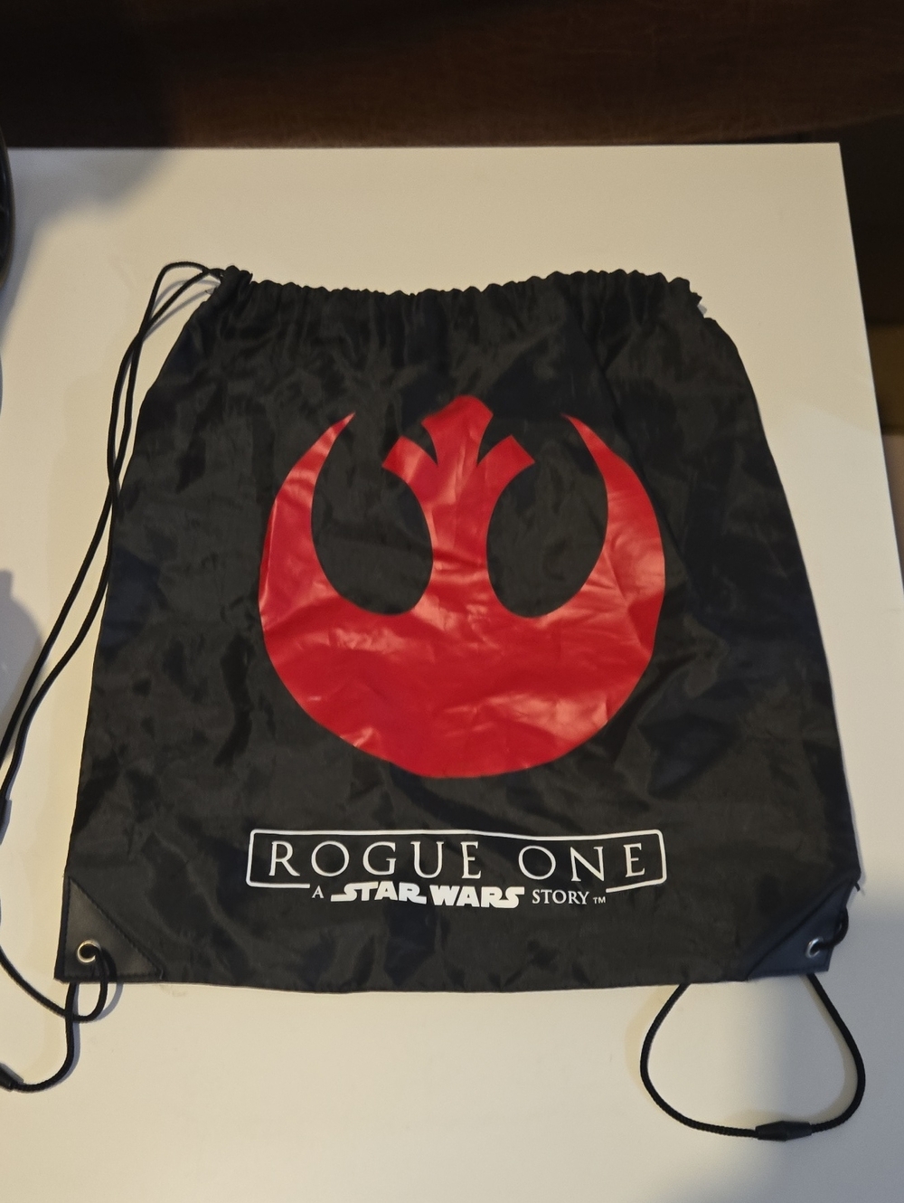 Rogue One Star Wars Black & Red Drawstring Backpack